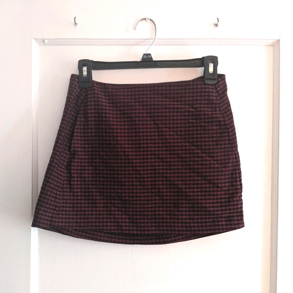 UO Plaid Pocket Miniskirt
